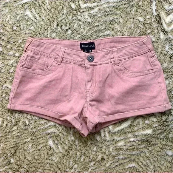 New Look pink cuffed shorts - Picture 1 of 3